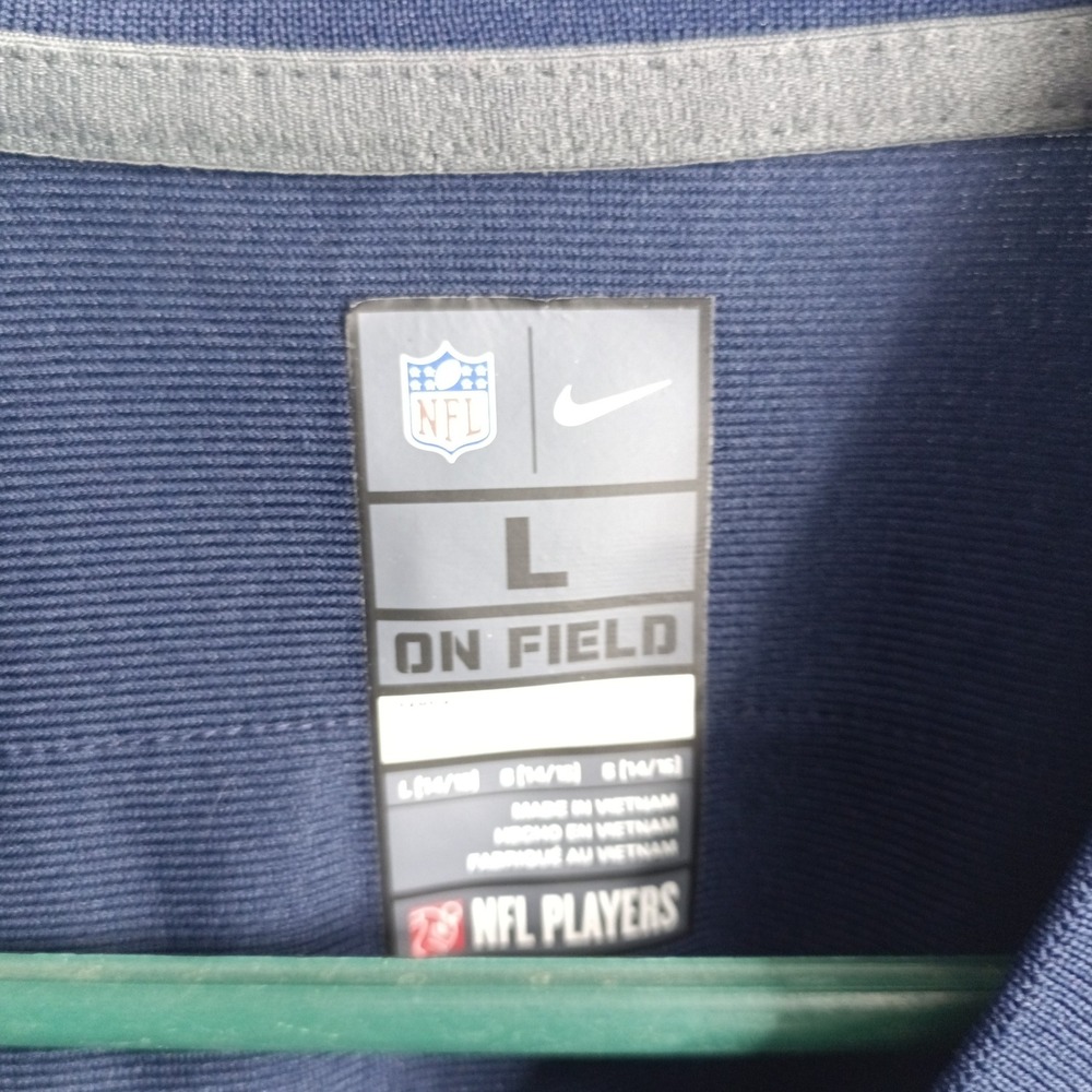 Nike New England Patriots Tom Brady 12 Youth Large 14/16 NFL Jersey Navy Blue - Picture 3 of 5